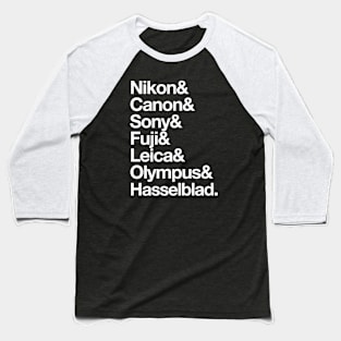 Nikon&Canon&Sony Baseball T-Shirt